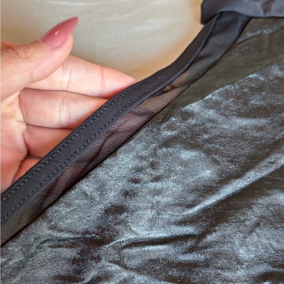 Black High Neck Leotard - Picture 4 of 6